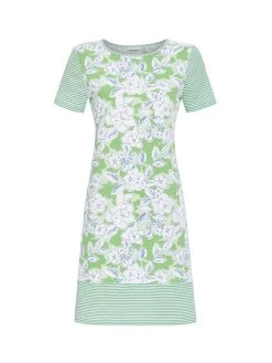 RINGELLA Women Kurzarm-Nachthemd, Länge 90cm -Leggings Shop Ringella Women Kurzarm Nachthemd Laenge 90cm gruen 3211033 547 2