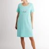 RINGELLA Women Kurzarm-Nachthemd, Länge 95cm