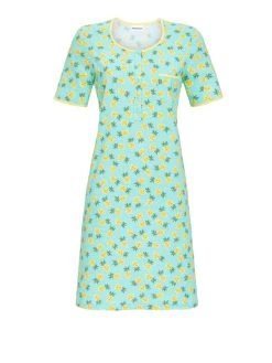 RINGELLA Women Kurzarm-Nachthemd, Länge 95cm
