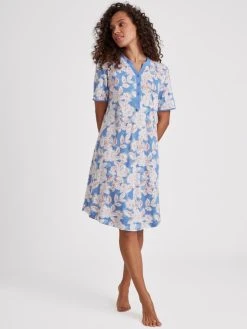 RINGELLA Women Kurzarm-Nachthemd, Länge 95cm