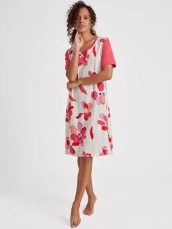 RINGELLA Women Kurzarm-Nachthemd, Länge 95cm