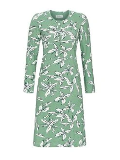 RINGELLA Women Langarm-Nachthemd, Länge 105cm -Leggings Shop Ringella Women Langarm Nachthemd Laenge 105cm gruen 2511006 576 2