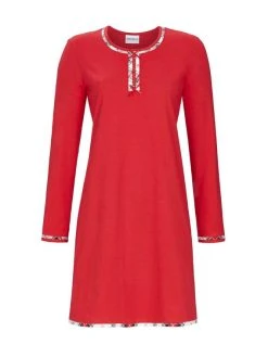 RINGELLA Women Langarm-Nachthemd, Länge 95cm
