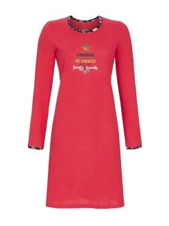 RINGELLA Women Langarm-Nachthemd, Länge 95cm 5 RINGELLA Women Langarm-Nachthemd, Länge 95cm -Leggings Shop Ringella Women Langarm Nachthemd Laenge 95cm rot 2511054 300 220712 2