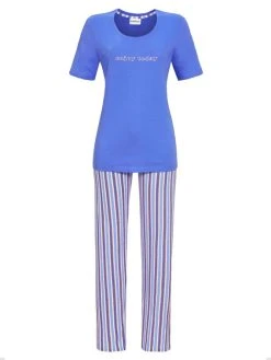 RINGELLA Women Pyjama Mit Kurzarm-Shirt -Leggings Shop Ringella Women Pyjama mit Kurzarm Shirt blau 3211236 201 2