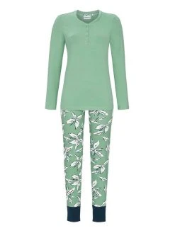 RINGELLA Women Pyjama Mit Bündchenhose 7 RINGELLA Women Pyjama Mit Bündchenhose -Leggings Shop Ringella Women Pyjama lang gruen 2511207 576 3