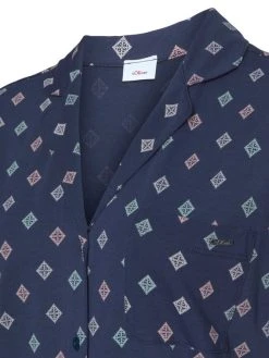 S.Oliver Perfect Nights Bigshirt -Leggings Shop SOliver Perfect Nights Bigshirt blau AK 212 47 DK BLUE TIE 2