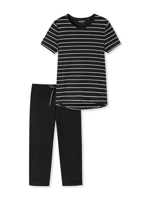 Schiesser Basic Night Capri-Pyjama 4 Schiesser Basic Night Capri-Pyjama – Bild 4