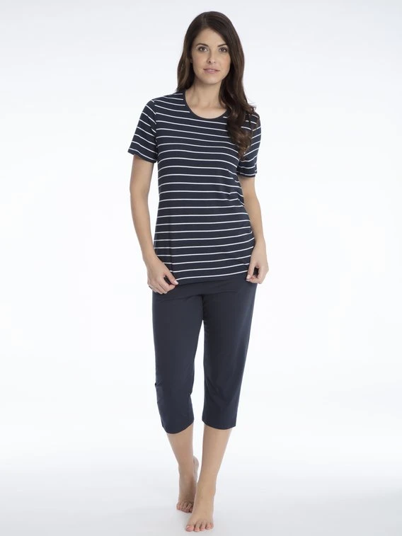 Schiesser Basic Night Capri-Pyjama 1 Schiesser Basic Night Capri-Pyjama