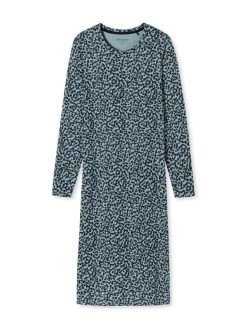 Schiesser Classic Comfort Fit Nachthemd, Länge 110cm -Leggings Shop Schiesser Classic Comfort Fit Nachthemd Laenge 110cm blau 178051 803 3