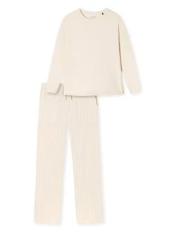 Schiesser Modern Nightwear Pyjamas Lang -Leggings Shop Schiesser Modern Nightwear Schlafanzug lang beige 179238 410 410 3