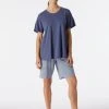 Schiesser Flared Fit Kurz-Pyjama