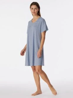 Schiesser Flared Fit Sleepshirt, Länge 90cm