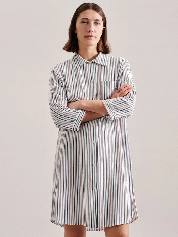 Seidensticker New Breeze Nachthemd Geknöpft, 3/4-Arm 1 Seidensticker New Breeze Nachthemd Geknöpft, 3/4-Arm