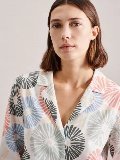 Seidensticker New Breeze Pyjama, Durchgeknöpft -Leggings Shop Seidensticker Sets und Dresses Pyjama durchgeknoepft braun 513300 01 3