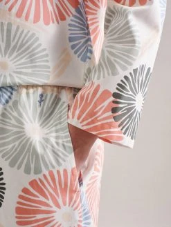 Seidensticker New Breeze Pyjama, Durchgeknöpft -Leggings Shop Seidensticker Sets und Dresses Pyjama durchgeknoepft braun 513300 01 4