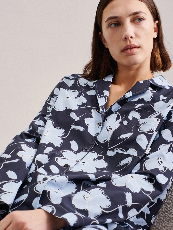 Seidensticker Transcend Classic Langarm-Nachthemd, Durchgeknöpft 4 Seidensticker Transcend Classic Langarm-Nachthemd, Durchgeknöpft – Bild 4