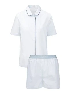 Seidensticker Loungewear Kurz-Pyjama, Durchgeknöpft -Leggings Shop Seidensticker F1 Loungewear Kurz Pyjama durchgeknoepft grau 500040 12 220706