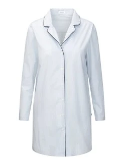 Seidensticker Loungewear Langarm-Nachthemd, Durchgeknöpft -Leggings Shop Seidensticker F1 Loungewear Langarm Nachthemd durchgeknoepft grau 500042 12 4