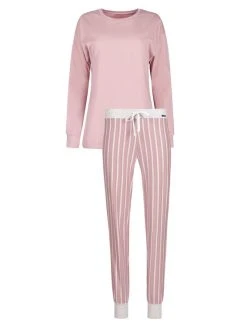 Skiny Every Night In Mix & Match Pyjama, Lang -Leggings Shop Skiny Every Night In Mix und Match Pyjama lang grau rosa 08079075 SET S339 2