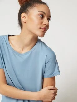 Skiny Every Night In Mix & Match Pyjama Mit Kurzarm-Shirt -Leggings Shop Skiny Every Night In Mix und Match Pyjama mit Kurzarm Shirt blau 08077674 SET S336 2