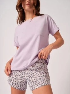 Every Night In Skiny 01 Kurz-Pyjama 6 Every Night In Skiny 01 Kurz-Pyjama -Leggings Shop Skiny Every Night in Skiny 01 Kurz Pyjama violett 080835 S402 2