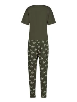 Every Night In Skiny Pyjama Mit T-Shirt -Leggings Shop Skiny Every Night in Skiny 01 Pyjama mit T Shirt gruen 080727 S269 4