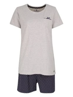 Tom Tailor Nightwear Kurz-Pyjama Mit Gepunkteter Hose -Leggings Shop Tom Tailor Nightwear Kurz Pyjama mit gepunkteter Hose beige 60039 6061 0625 1625123341