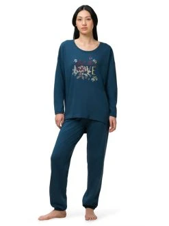 Triumph Lounge-Me Cotton Pyjama, Lang