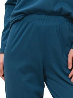 Triumph Lounge-Me Cotton Pyjama, Lang -Leggings Shop Triumph Lounge Me Cotton Pyjama lang blau 10213410 M008 3