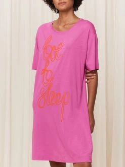 Triumph Nightdresses Kurzarm-Nachthemd, Länge 90cm -Leggings Shop Triumph Nightdresses Kurzarm Nachthemd LAEnge 90cm rosa 10214840 00YK 2