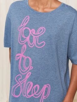 Triumph Nightdresses Kurzarm-Nachthemd, Länge 90cm 6 Triumph Nightdresses Kurzarm-Nachthemd, Länge 90cm -Leggings Shop Triumph Nightdresses Kurzarm Nachthemd Laenge 90cm blau 10214840 0032 2